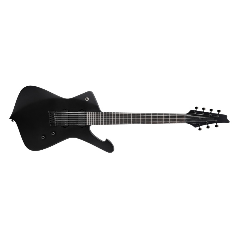 Ibanez ICTB721BKF Iron Label Iceman with Gigbag - Black Flat
