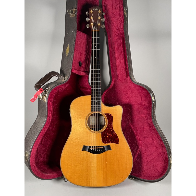 2001 Taylor 710CE Natural Finish Acoustic Guitar w/OHSC
