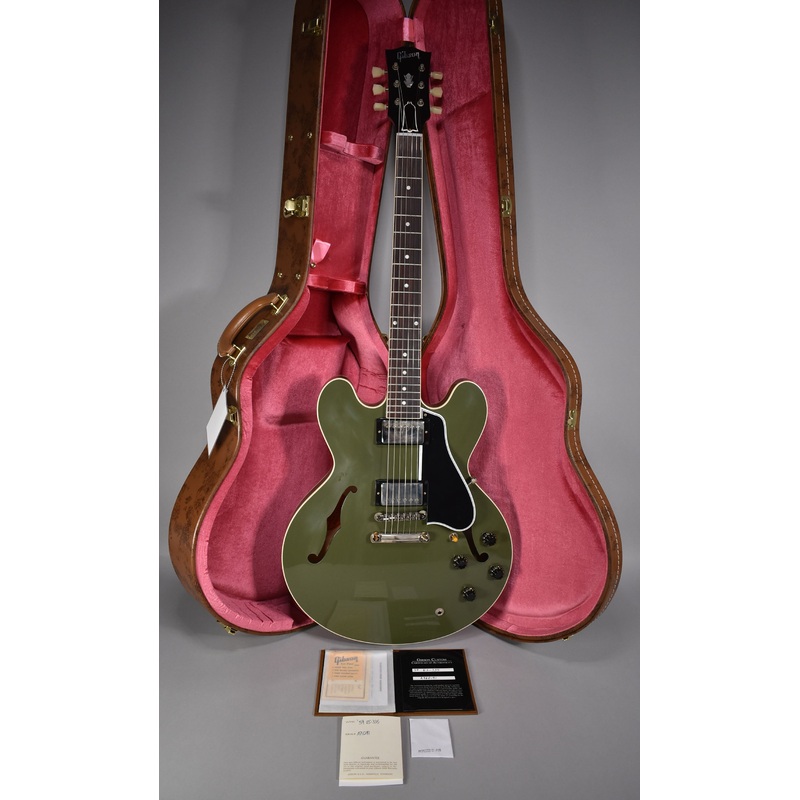 2025 Gibson '59 ES-335 Reissue VOS Olive Drab Finish W/OHSC