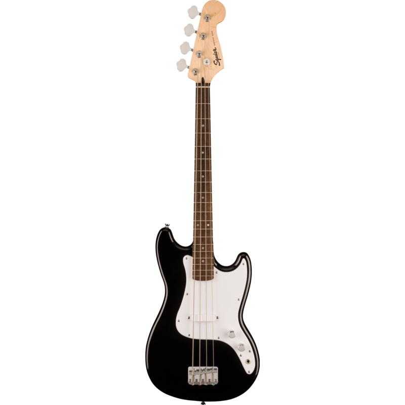 Squier Sonic Bronco Bass - Laurel Fingerboard - White Pickguard - Black