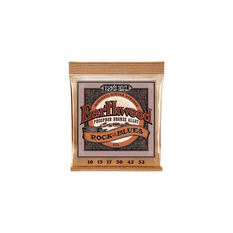 Ernie Ball Earthwood Phosphor Bronze Acoustic Guitar Strings RnB 10-52