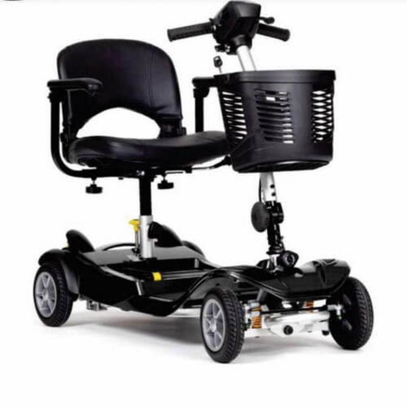 2026 EV Rider NOMAD Full Suspension Lithium Front Basket Electric Mobility Scooter Black