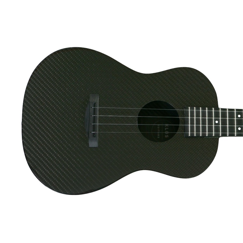 Kls Deluxe Full Carbon Fiber Acoustic-Electric Tenor Ukulele w/ Pickup & Tuner