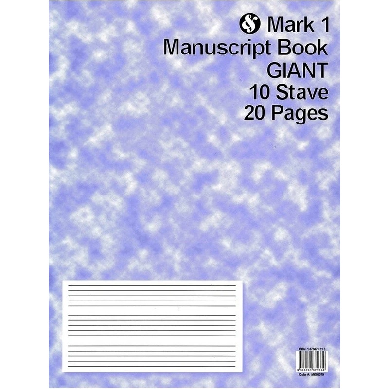 Manuscript Bk 10St 20Pg Giant