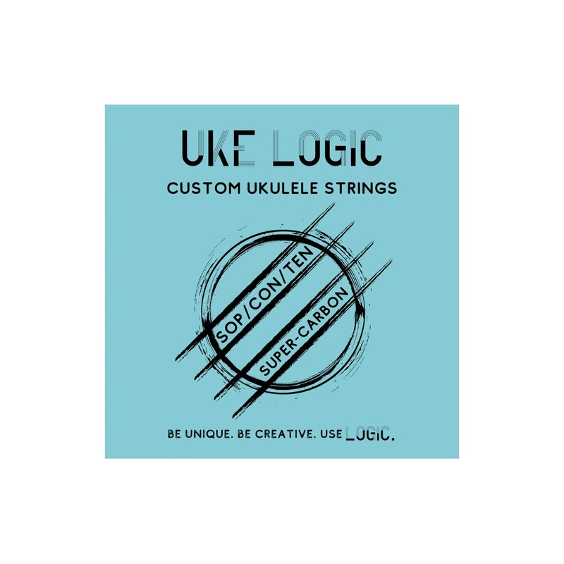 Uke Logic H-HG-C Clear Fluorocarbon Hard Tension Custom Ukulele Strings - High G