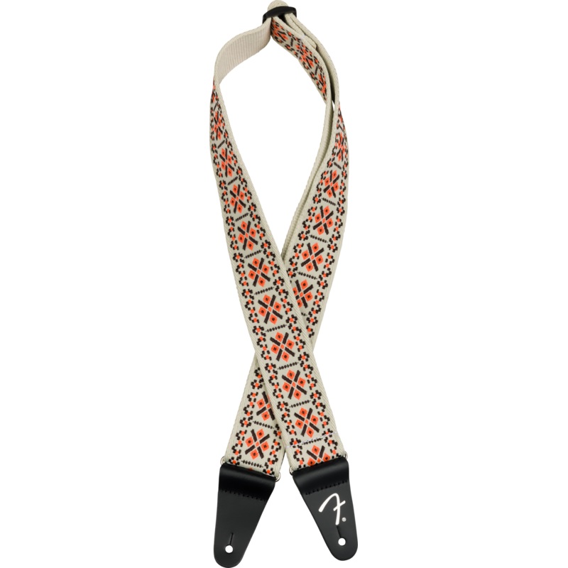Fender Pasadena Woven Strap - Lattice Orange - 2"