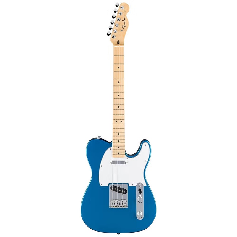 Standard Telecaster Maple Fingerboard White Pickguard Aqua Marine Metallic