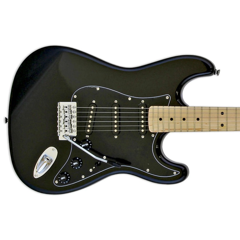 Aria STG-003SPL Pro II Electric Guitar - Black