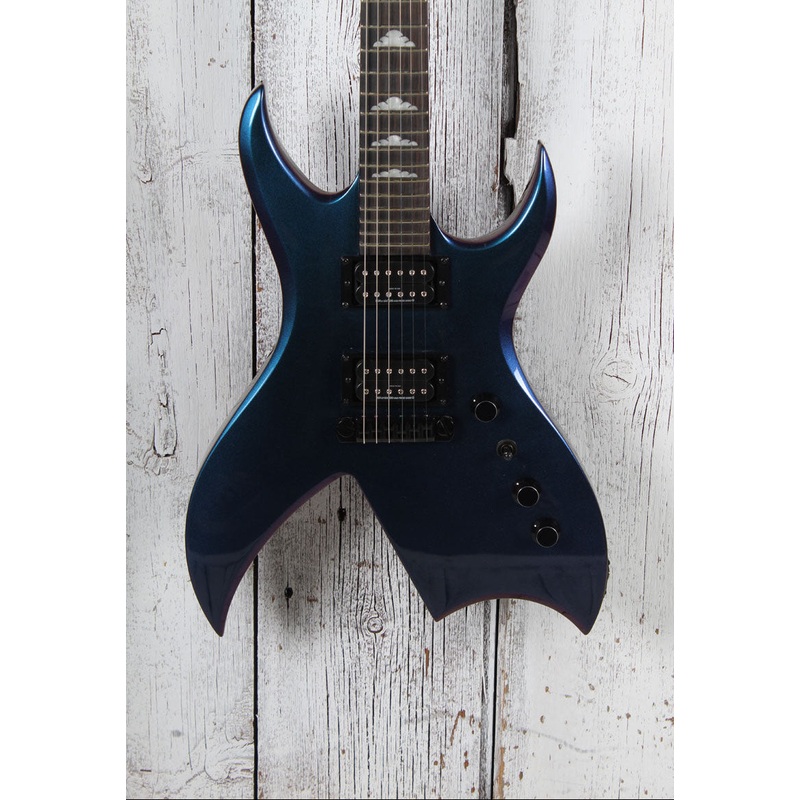 BC Rich Rich "B" Legacy with Tone-Pros Solid Body Electric Guitar Ultraviolet