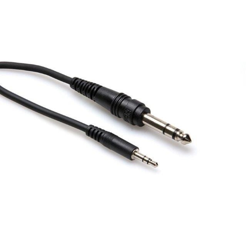 Hosa Stereo 3.5mm TRS - 1/4" TRS Audio Cable - 10ft (CMS110)