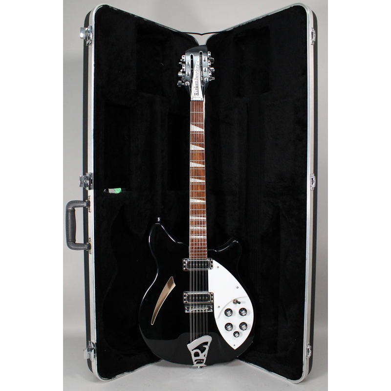 2012 Rickenbacker 360/12 12 String Electric Guitar In Jetglo Finish w/OHSC