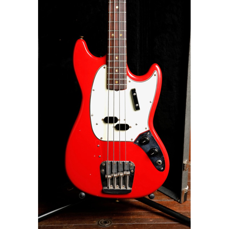 Fender Mustang Bass Guitar Torino Red Vintage 1966 Pre-Owned