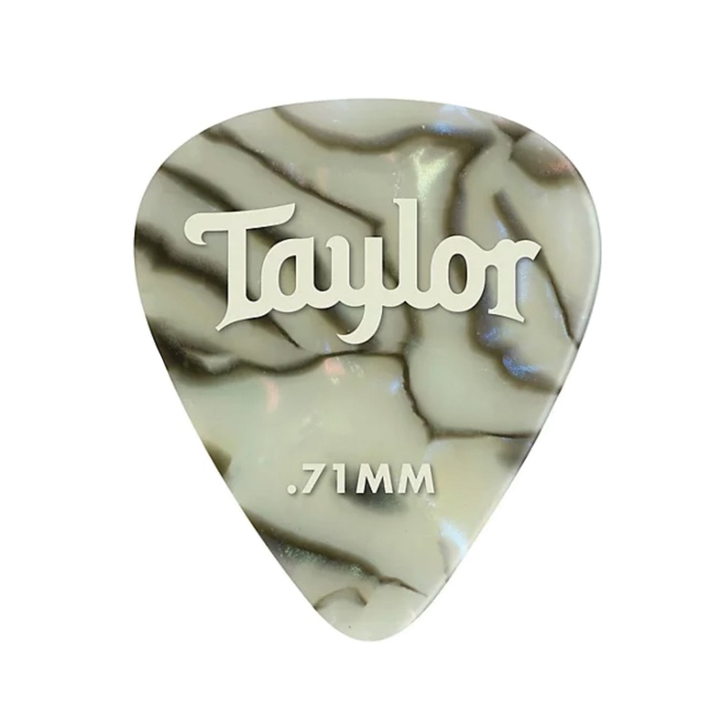 Taylor Celluloid 351 Guitar Picks in Abalone .71mm 12-Pack