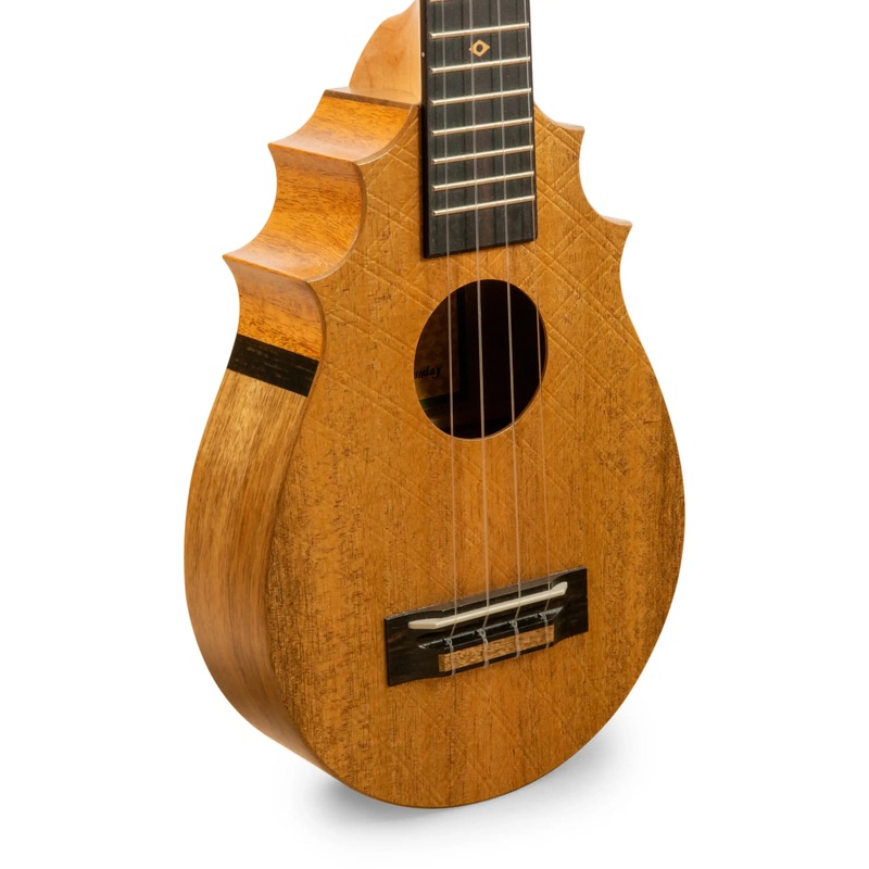 UkeSA Pineapple Sunday Opio Concert Ukulele Solid Acacia "Edward III" by Pops KoAloha (DISCOUNTED $387)