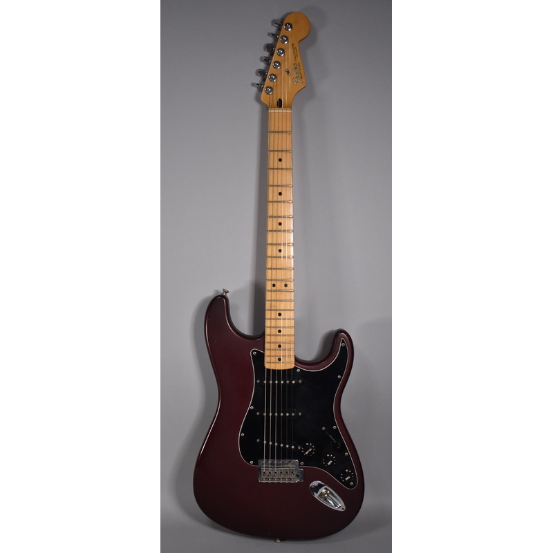2002 Fender Standard Stratocaster Satin Metallic Red MIM