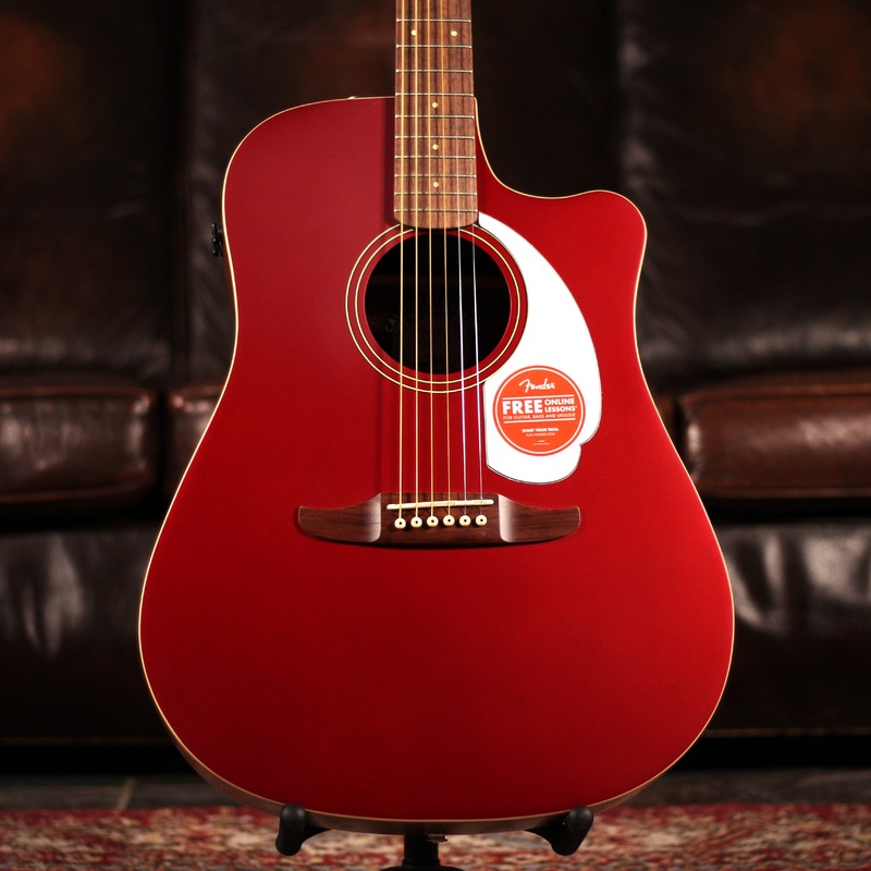 Fender Redondo Player Candy Apple Red