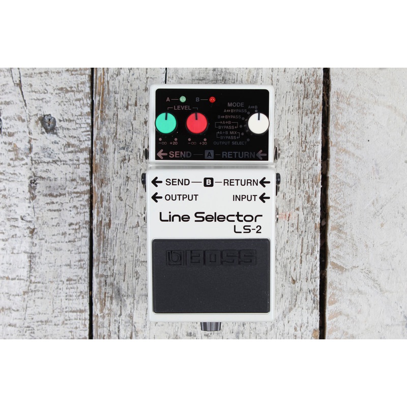 Boss LS-2 Line Selector Pedal Electric Guitar Line Selection Effects Pedal