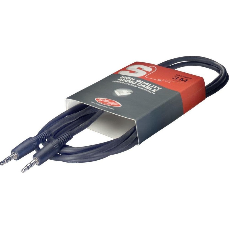 Stagg SAC3MPS Mini Jack to Mini Jack Audio Cable, 3m