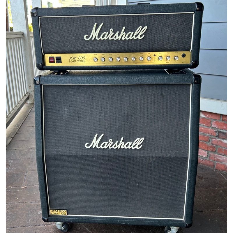 1989 Marshall JCM 800 (model 2205) w 4x12 Slant Cab