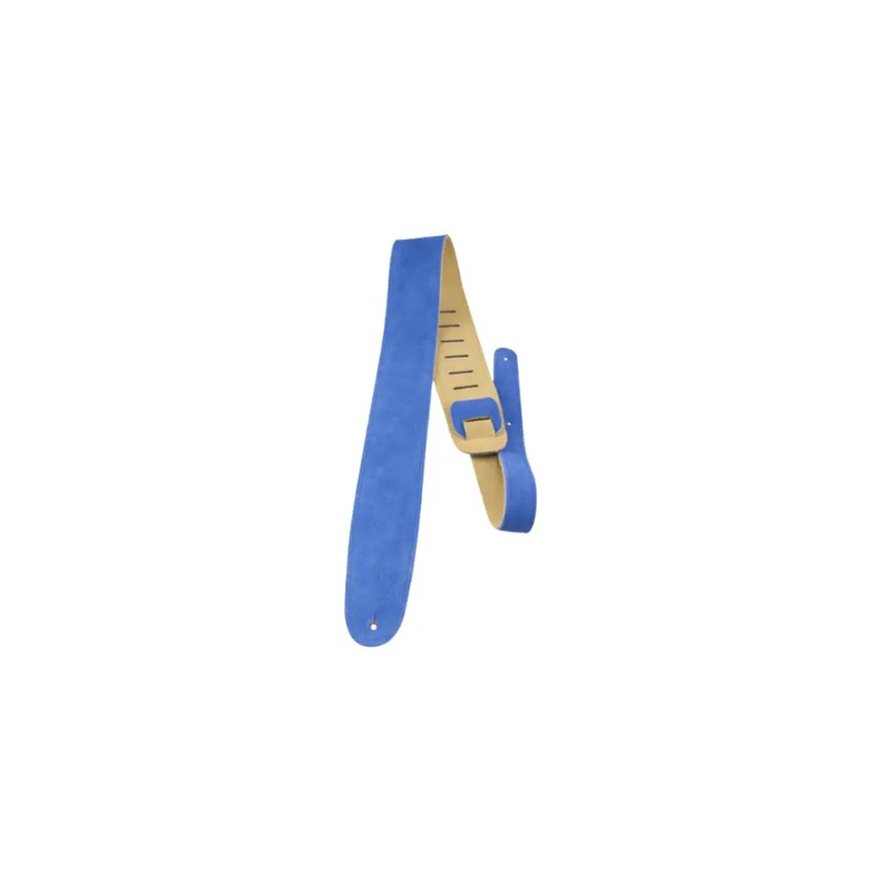 Perri's 2.5" Suede Electric Blue Guitar Strap