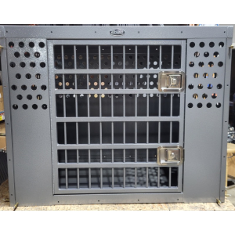 Zinger Winger Professional 4000 Front/Side Entry Dog Crate, PR4000-2-FS Grey