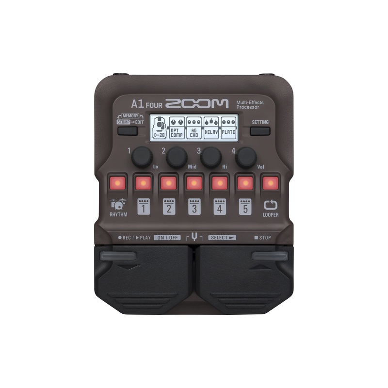 Zoom A1 FOUR Acoustic / Brass and Woodwind Multi-Effect Pedal
