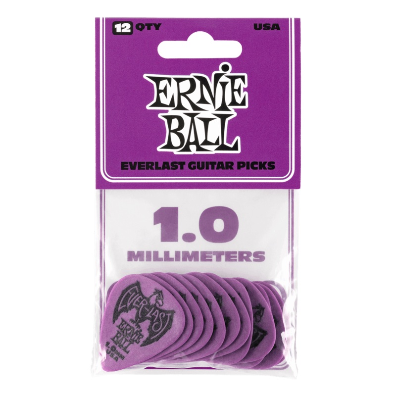 Ernie Ball Everlast 1mm Purple, 12 Pack