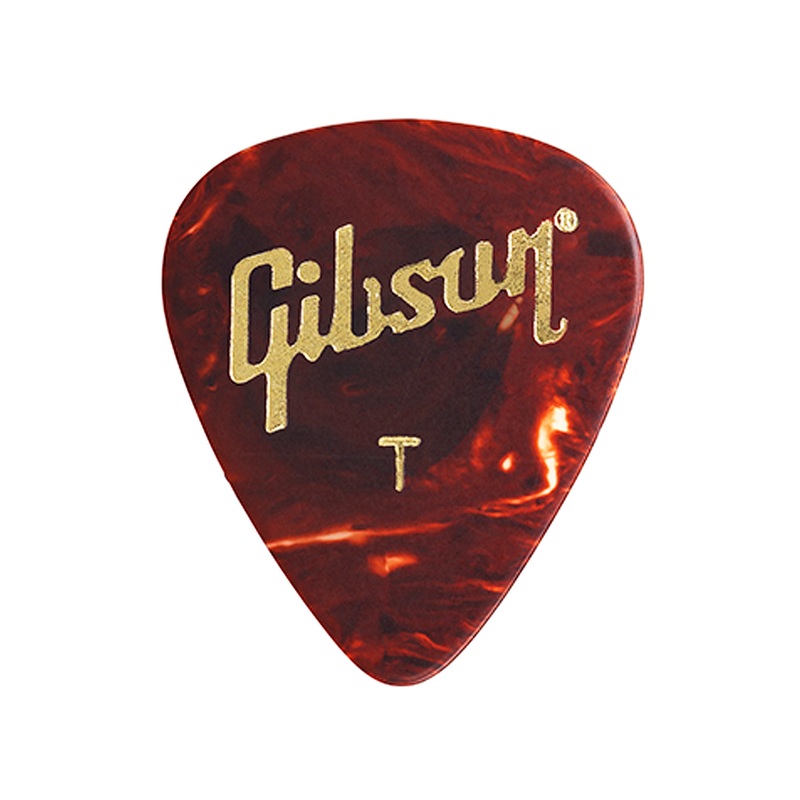 Gibson Celluloid Tortoise Thin Size Guitar Pick Pack 12 Picks