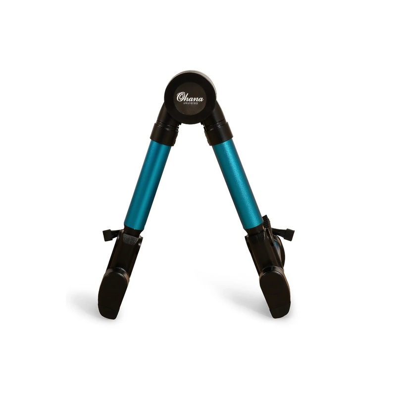 Ohana US-30 BL Lightweight A-Frame Blue Portable Uke Stand - BLUE