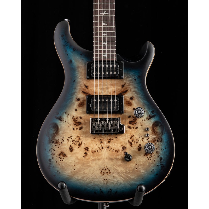 Used Paul Reed Smith SE Custom 24-08 Poplar Burl Limited Edition Lake Blue Midnight Burst