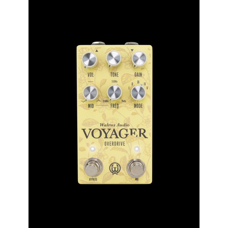 Walrus Audio 2024 Floral Edition Voyager Preamp/Overdrive MKII