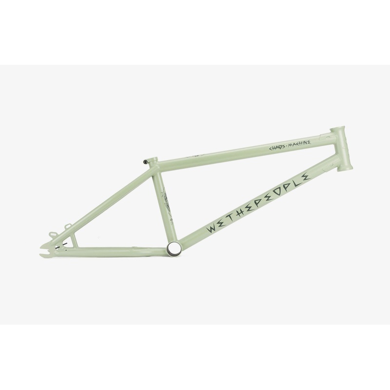 We The People CHAOS MACHINE BMX Bike Frame Matte Moss Green